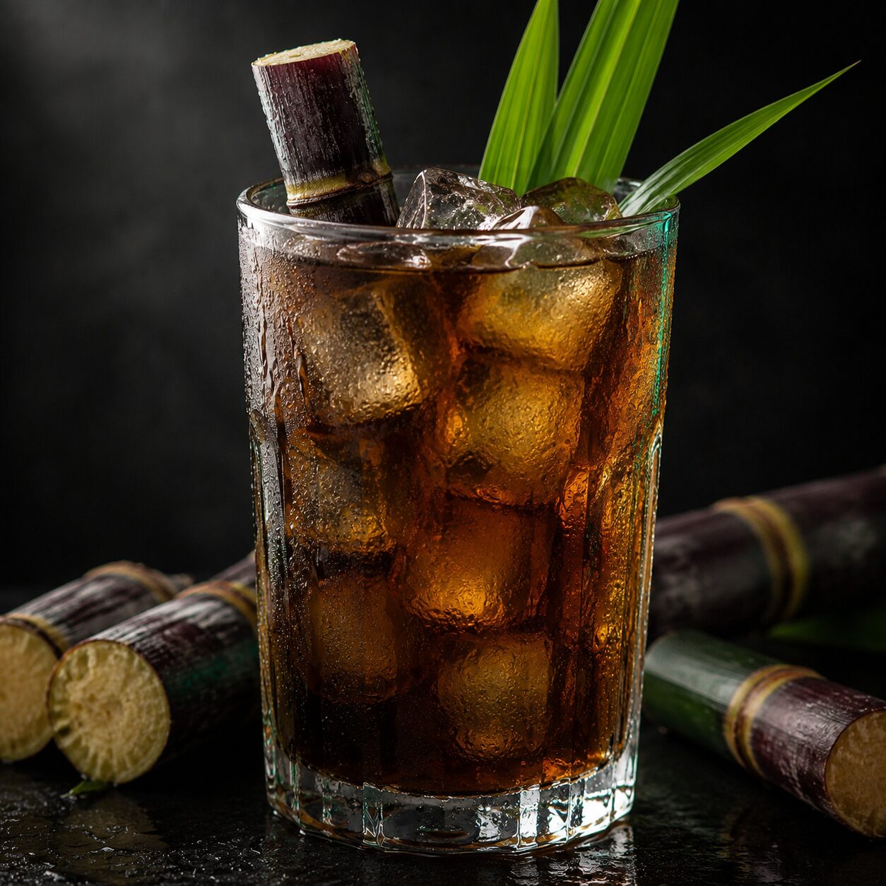 Black Sugarcane Juice