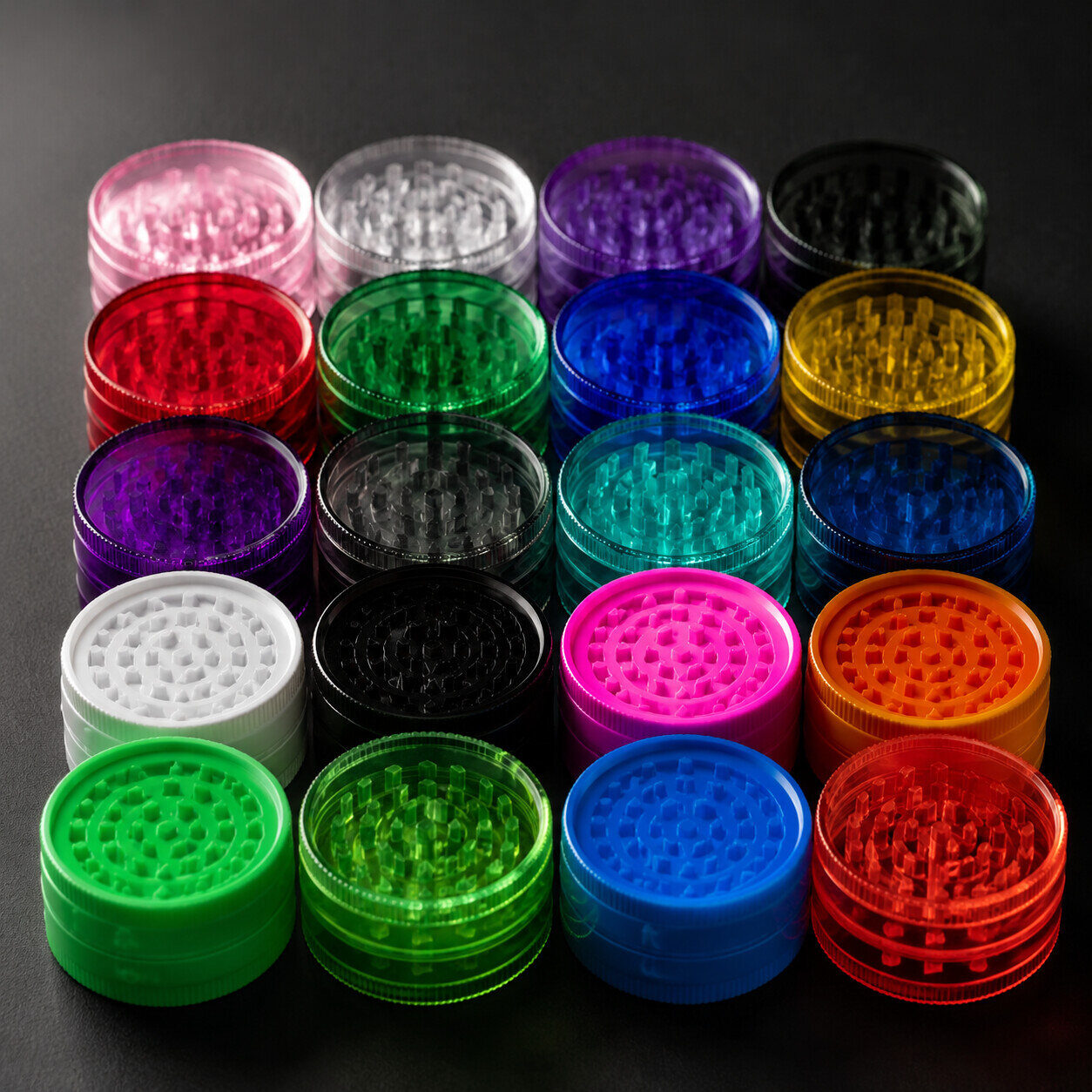Dank Grinder plastic 24pcs / 1 pack