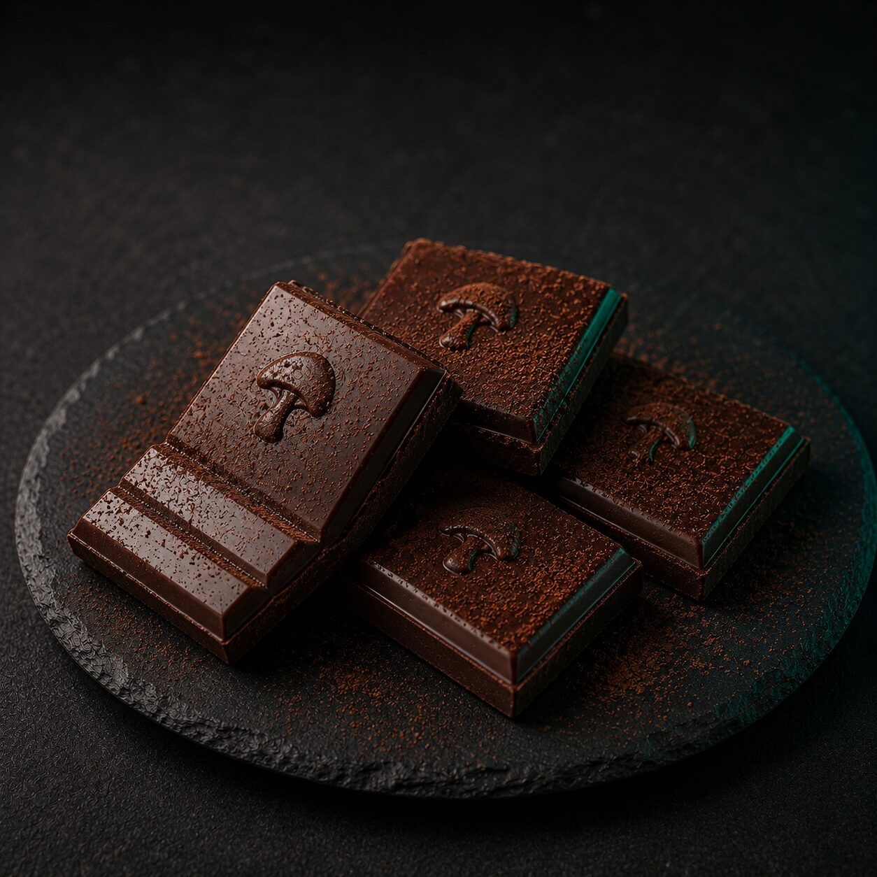 PolkaDot mushrooms chocolate